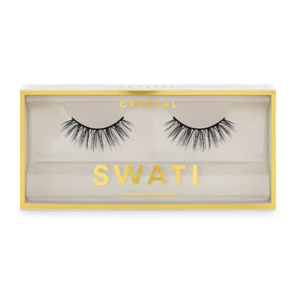 Swati® imitasjonsvipper i mink Crystal
