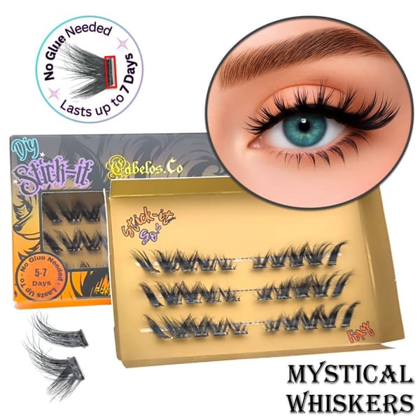 Stick-it Lashes Foxy Lösögonfransar för fransförlängning DIY