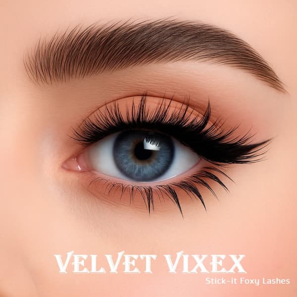Stick-it Lashes Foxy Lösögonfransar för fransförlängning DIY