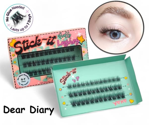 Stick-it Lashes - Inget lim behövs Fransar Dear Diary
