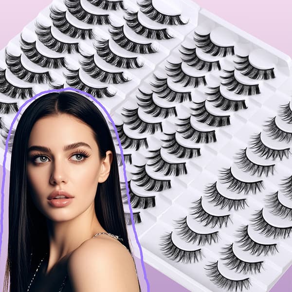 INF HH21-08 3D False Eyelashes - 10 Pairs