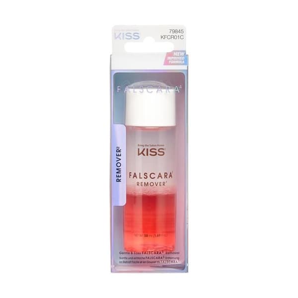 KISS Falscara lösögonfransborttagning skonsam och effektiv 50 ml - för en sublim look