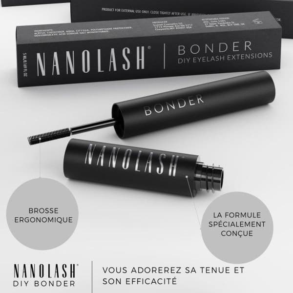 Bonder för klusterögonfransar Nanolash 5ml - bonder för DIY kluster ögonfransförlängningar
