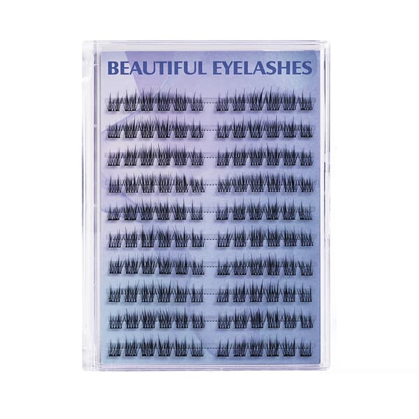 INF Selvklæbende Camellia False Eyelashes, ingen lim påkrævet Model 1