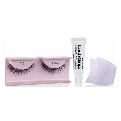 Falska fransar - Ardell - Startkit - Naturliga fransar - Applicering av bandfransar - Rosa färg