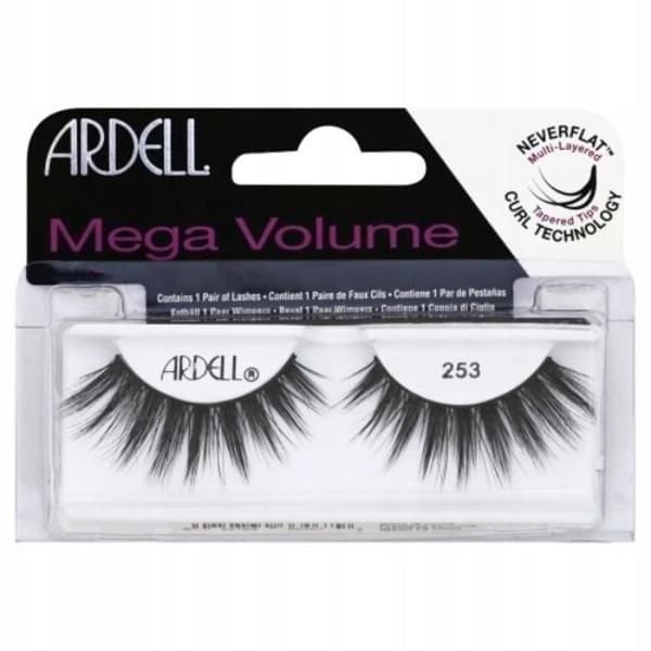 Faux Cils - ARDELL - Mega Volume 253 - Multilager - 13mm - Återanvändbara - Vattentåliga