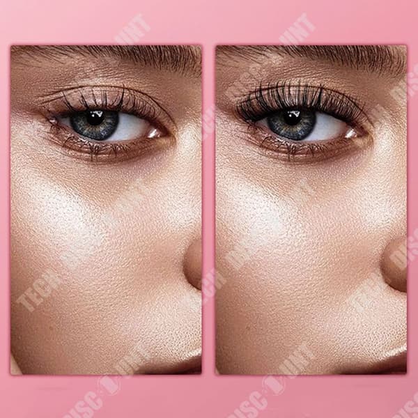 TD® 10 par 3D rysk volym lösögonfransar Fluffy Cat Eye lösögonfransar Handgjorda återanvändbara naturliga lösögonfransar