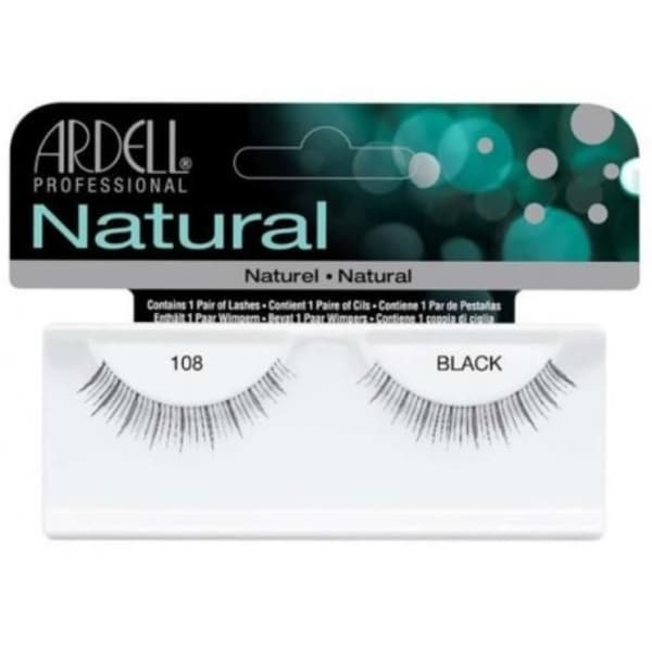ARDELL PESTAÑAS NATURALES 108 DEMI BLACK MED ADHESIVO