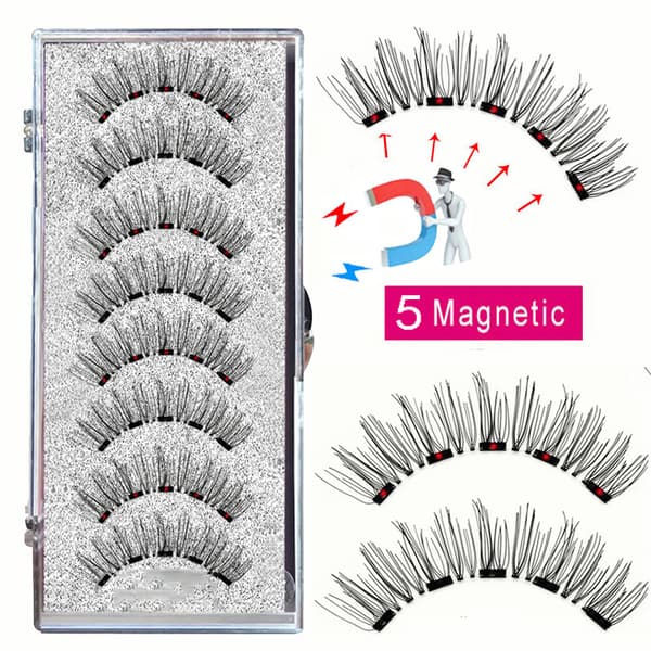 INF Magnetiske øjenvipper 8 stk. 2 par - Hurtig og nem MB16K-5