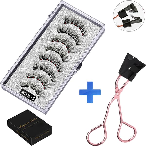 INF Magnetiske øyevipper 8 stykker 2 par - Raskt og enkelt MB16K-5