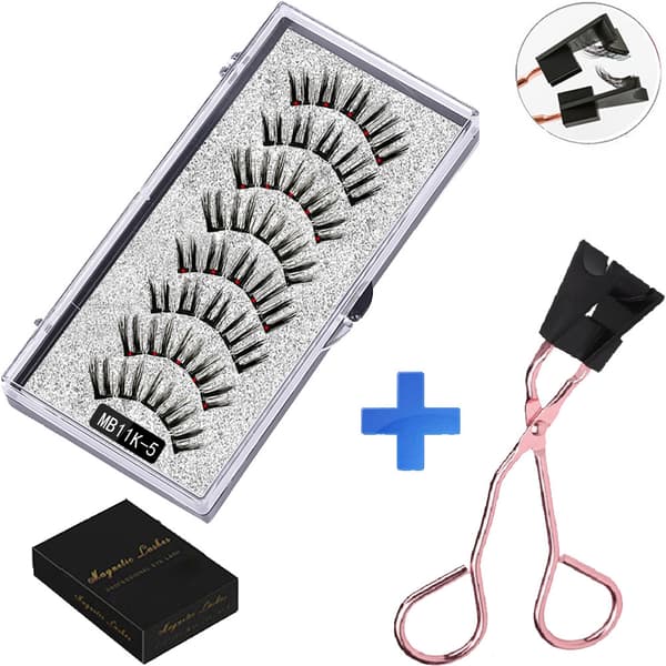 INF Magnetiske Øyevipper 8 Stykker 2 Par MB11K-5 - Enkel Påføring