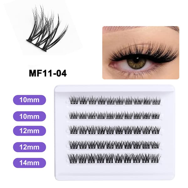 INF 5D Segmenterte Løse Øyevipper - Wispy Tip Design MF11-04