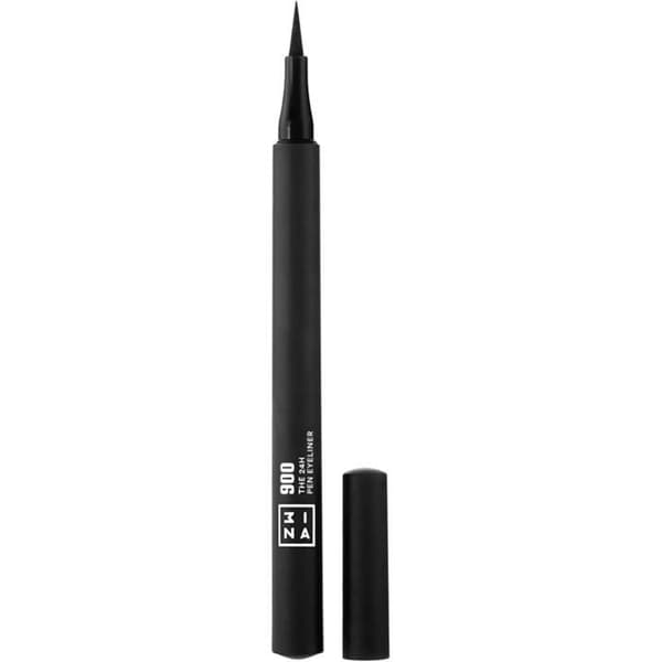 3INA MAKEUP - Flytande Matt Eyeliner i Svart med Ultra-Precis Spets - Hög Pigmentering för Känsliga Ögon - Vegansk - Djurtestad Fri