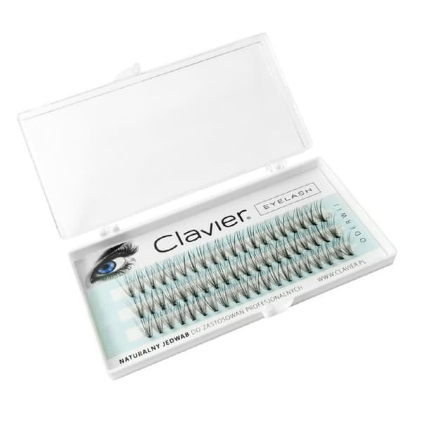 CLAVIER Naturliga sidenögonfransar - Klassiska 11mm
