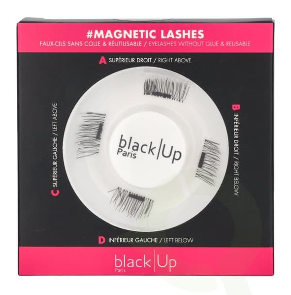 Black Up Magnetic Eyelashes 4 piece #01