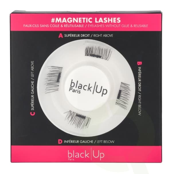 Black Up Magnetic Eyelashes 4 piece #01