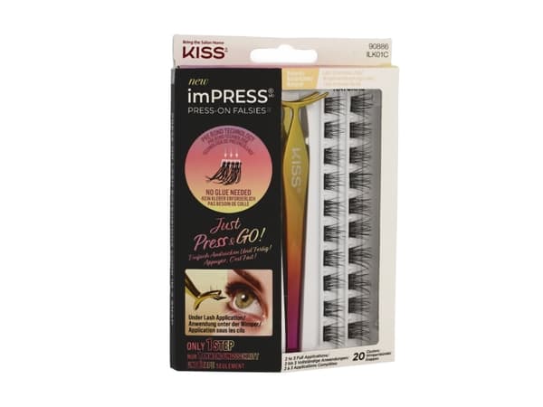 Kiss rykelmät tekoripset impress-lash kit 01 1op.