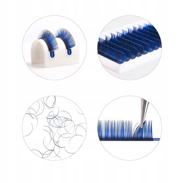 Värilliset ripset D 8-13 mm 12 suikaletta VALKOINEN-SININEN