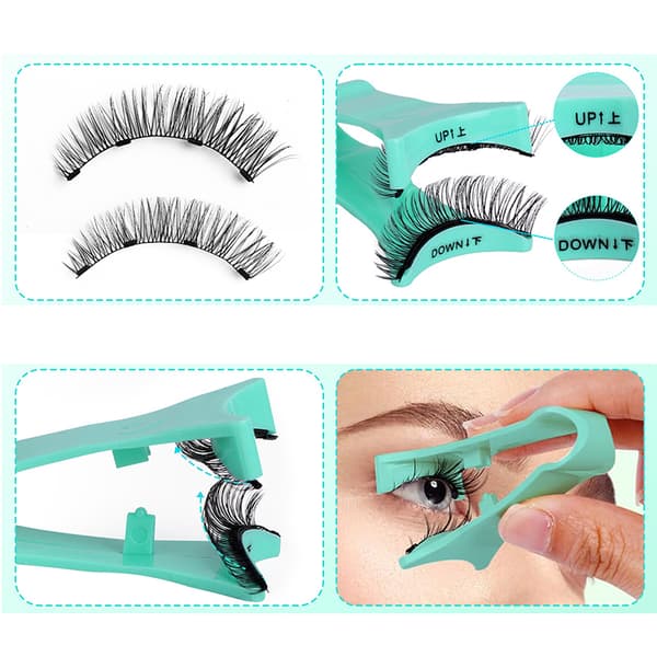 INF Magnetiske Øyevipper Mint Green Kit - Rask Påføring