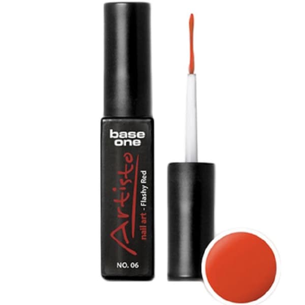 Base one - UV Gel - Artisto - Flashy red - 06 - 10 gram