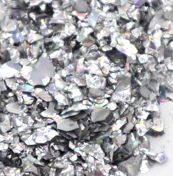 Nagelglitter - Flakes / Mylar - Silver - 8ml - Glitter