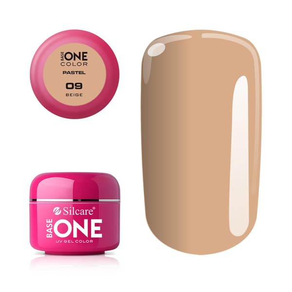 Base One - UV Gel - Pastel Shades - Beige - 09 - 5 gram