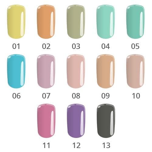 Base One - UV Gel - Pastel Shades - Violet - 12 - 5 gram