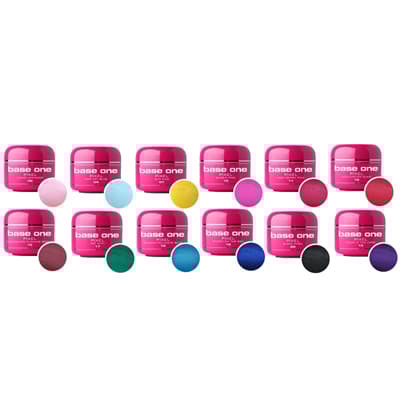Base One - UV Gel - 12-pack Pixel - 5g - Silcare