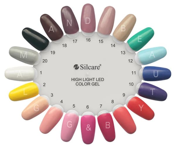 High Light LED Gel - Clear White - 01 - 4 g - Silcare