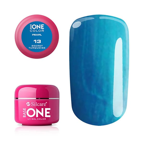 Base one - UV Gel - Pearl - Secret Turquoise - 13 - 5 gram