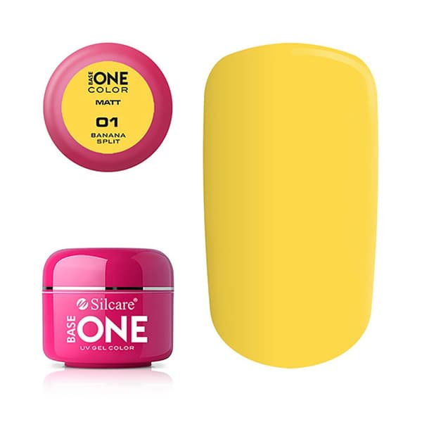 Base One - UV Gel - Matt - Banana Split - 01 - 5g