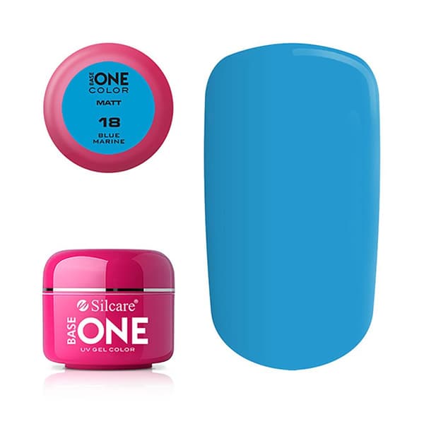 Base One - UV Gel - Matt - Blue Marine - 18 - 5g