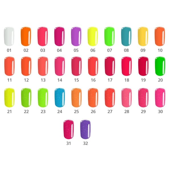 Base one - UV Gel - Neon - Violet - 05 - 5 gram