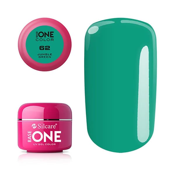 Base one - Color - UV Gel - Jungle Green - 62 - 5 gram