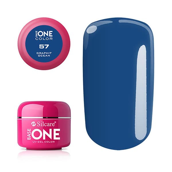 Base one - Color - UV Gel - Graphit Ocean - 57 -5 gram