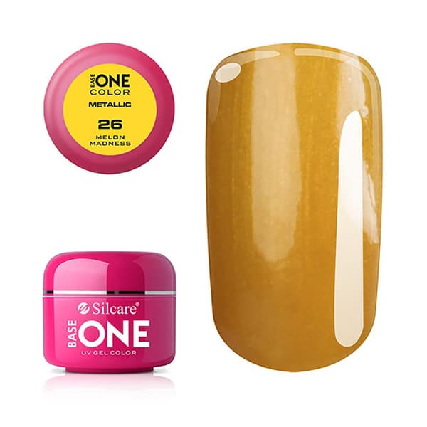 Base One - UV Gel - Metallic - Melon Madness - 26 - 5g