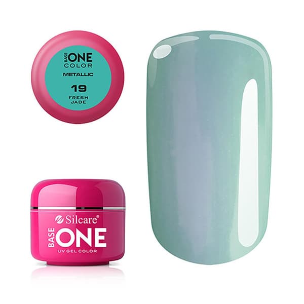 Base One - UV Gel - Metallic - Fresh Jade - 19 - 5g