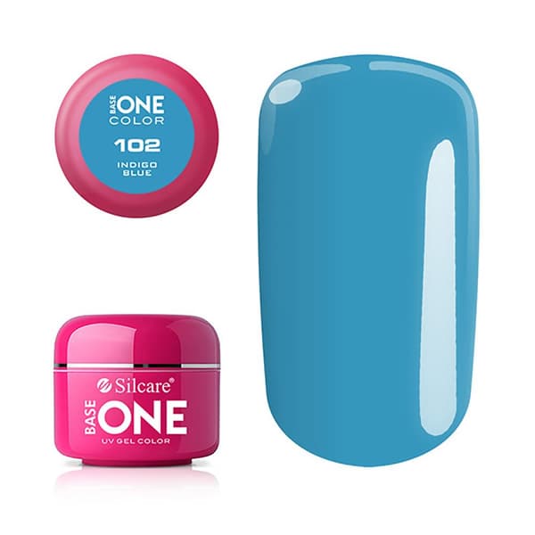 Base one - Color - UV Gel - Indigo Blue - 102 - 5 gram