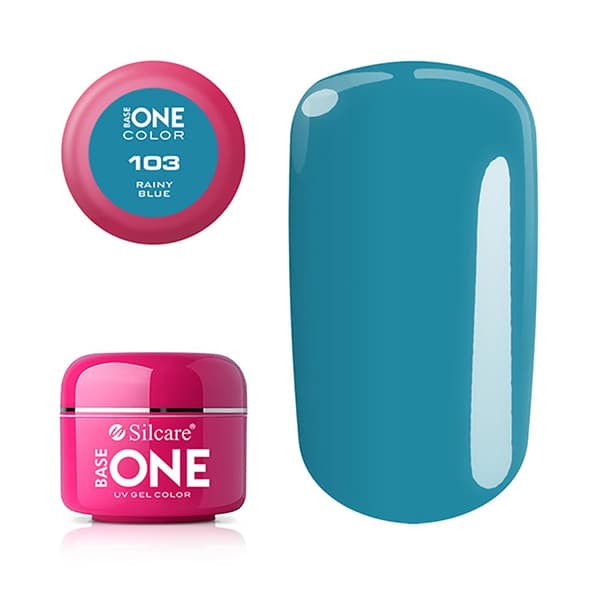 Base one - Color - UV Gel - Rainy Blue - 103 - 5 gram