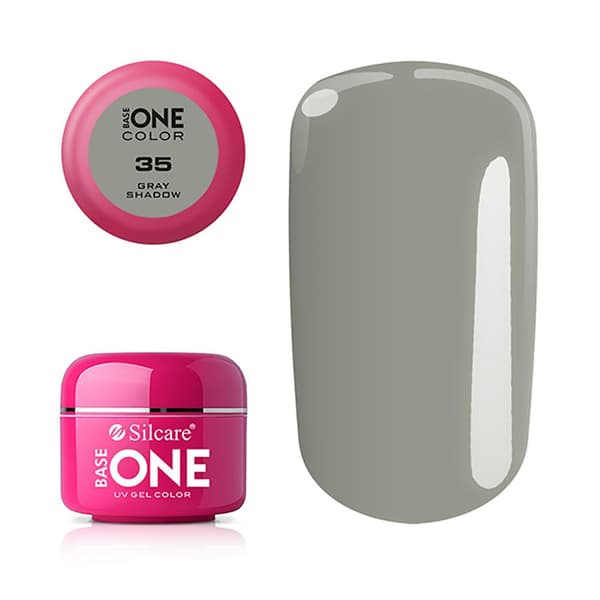 Base one - Color - UV Gel - Gray Shadow - 35 - 5 gram