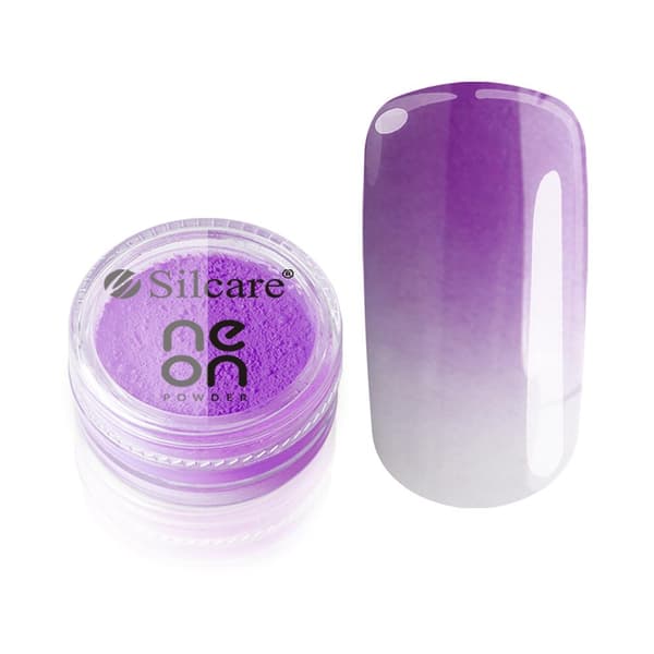 Silcare - Neon Pulver - 08 - Lila - 3 gram