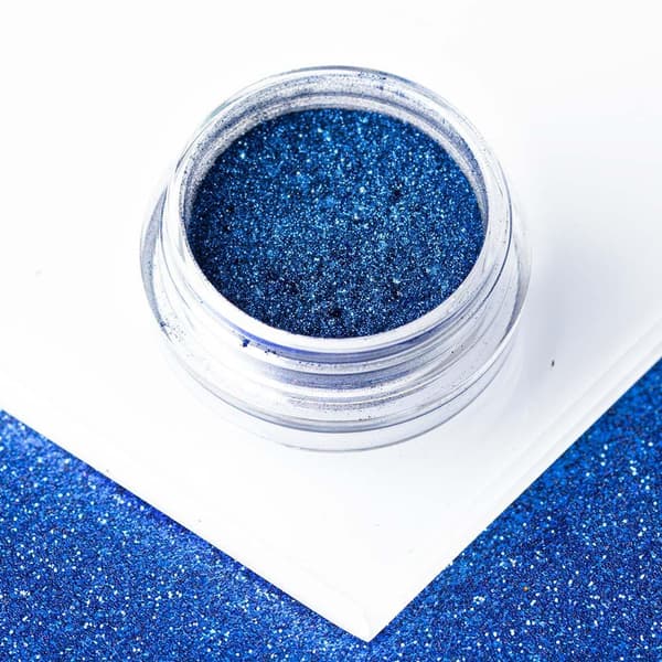 Effect Powder - Chrome / Glass - Marinblå