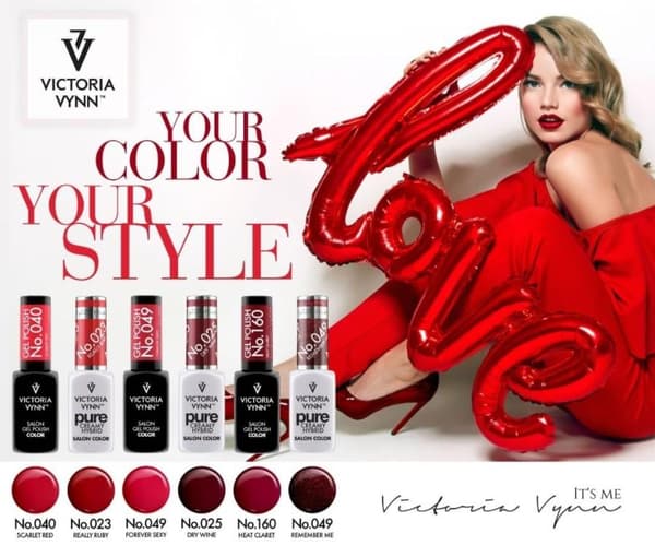 Victoria Vynn - Gel Polish - 040 Scarlet Red - Gellack
