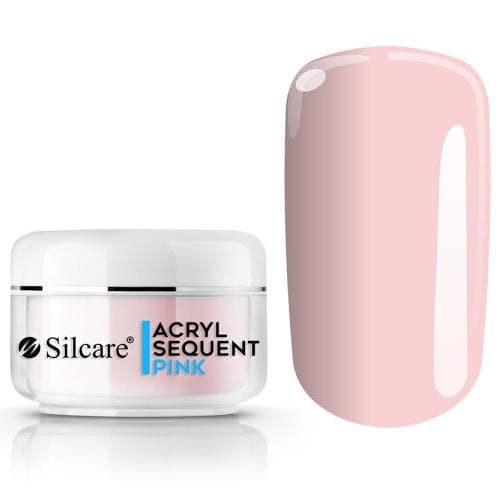 12 gram akrylpulver - Silcare - Sequent Eco Pro - Pink