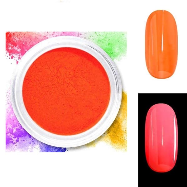 Neon pigment / pulver - Orange 06