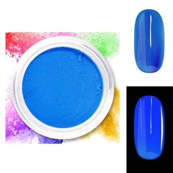 Neon pigment / pulver - Blå 12