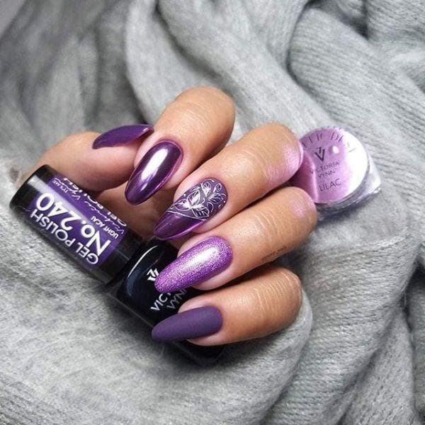 Effektpulver / Krom - Lilac - 2g - Victoria Vynn