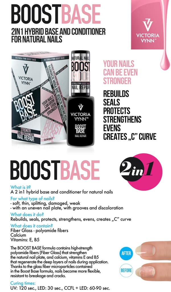 Victoria Vynn - Boost Base 2in1 - 8ml - Nagelreparerare