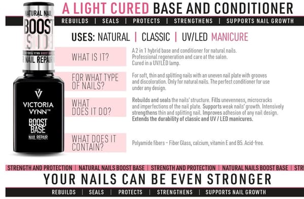 Victoria Vynn - Boost Base 2in1 - 8ml - Nagelreparerare