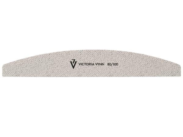 10-pack Nagelfilar - Halvmåne - 80/100 - Victoria Vynn - Grå